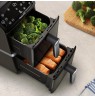 Philips 4000 series NA461/00 fryer Double 10 L Stand-alone 2750 W Hot air fryer Black, Silver