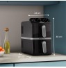 Philips 4000 series NA461/00 fryer Double 10 L Stand-alone 2750 W Hot air fryer Black, Silver