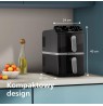 Philips 4000 series NA461/00 fryer Double 10 L Stand-alone 2750 W Hot air fryer Black, Silver