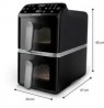 Philips 4000 series NA461/00 fryer Double 10 L Stand-alone 2750 W Hot air fryer Black, Silver