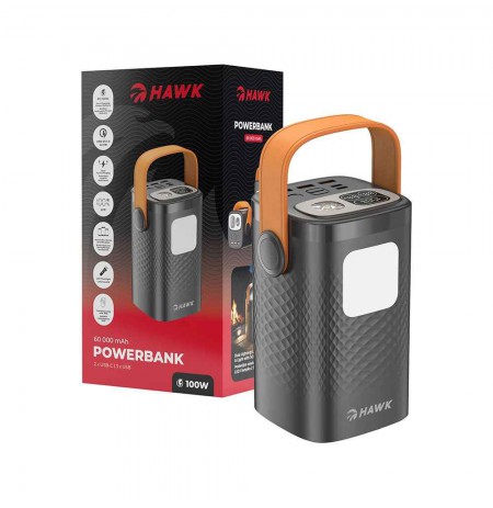 Hawk HW-PB60000 Powerbank 60000mAh, Black