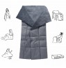 Blauberg BL-PK01 Heated Poncho Blanket, One Size, Grey