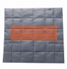 Blauberg BL-PK01 Heated Poncho Blanket, One Size, Grey