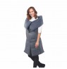 Blauberg BL-PK01 Heated Poncho Blanket, One Size, Grey