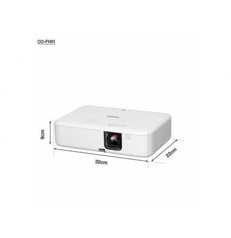 Epson CO-FH01 Projektorius 3LCD Full HD (1920x1080), 3000 ANSI liumenų, Balta