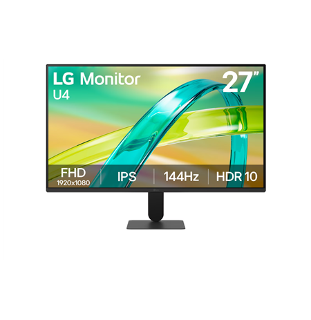 LG | 27U411B-B | 27 " | IPS | FHD | 16:9 | 144 Hz | 1 ms | 1920 x 1080 pixels | 250 cd/m² | HDMI ports quantity 1