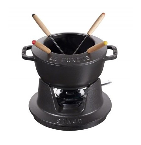 Fondue set Staub 16 cm, Black