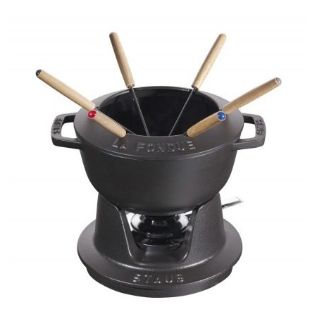 Fondue set Staub - 18 cm, Black