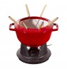 Staub fondue set - 18 cm, Red