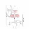Junior 3.6 Pink swivel chair