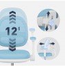Junior 3.6 Blue swivel chair