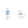Junior 3.6 Blue swivel chair