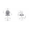 Junior 3.6 Grey swivel chair