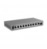 SWITCH POE RG-ES211GS-P 8-PORTOWY + 2X UPLINK + 1X SFP REYEE