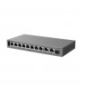 SWITCH POE RG-ES211GS-P 8-PORTOWY + 2X UPLINK + 1X SFP REYEE