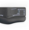 Hama U8173071 WKM-900 ERGO Ergonomic Keyboard, Black