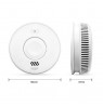 Aiwa S100A-AA ANZEN S1 Smoke Detector, White