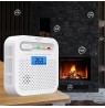 Aiwa Y100A-AA ANZEN S1 Carbon Monoxide Alarm, White