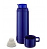 ROTPUNKT Glass-lined vacuum flask, 0.750 L capacity, hyperblue (navy blue)