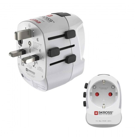 Hama  00223477 World Travel Pro Light USB-C USB-A PD 30W Travel AdapterUS-EU 6A 125-250V Bulk