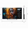 Manta MATV002LUV50 50" Smart VIDAA TV LED 4K UHD with S2 DVBT2 H Set-Top Box.265/HEVC BT HDR Wi-Fi