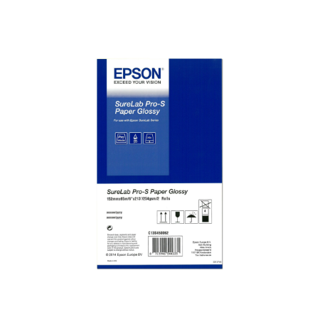 SureLab Pro-S Paper Glossy BP 6x65 2 rolls | C13S450062BP | Glossy | Variable Length / Special Camera Ratio