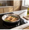 MAESTRO MR-1229-20 HAMMERED steel frying pan 20cm