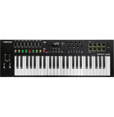 Nektar Impact LX 49 mkIII - MIDI keyboard 49 keys USB, black
