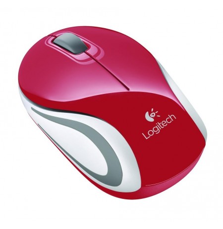 Logitech® Wireless Mini Mouse M187 - RED - 2.4GHZ - EMEA