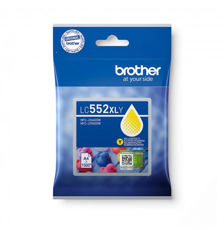 Brother LC552XLY ink cartridge 1 pc(s) Original Yellow