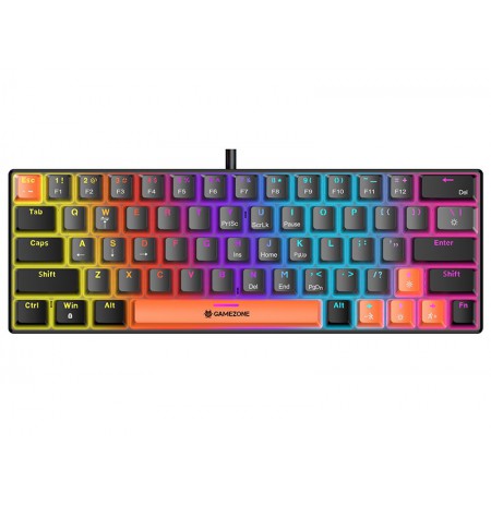 Tracer 47849 GAMEZONE RAPTOR 63 USB Mechanicall Keyboard, Black/Orange With RGB