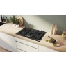 Bosch Serie 6 PPQ7A6I40 hob Black Built-in 75 cm Gas 5 zone(s)