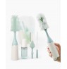 Momcozy LS002 Push-Press bottle brush set White, Green