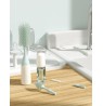 Momcozy LS002 Push-Press bottle brush set White, Green