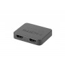 LANBERG VIDEO SPLITTER HDMI-daugiau 2X HDMI 4K + USB-C PORT BLACK