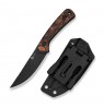 Knife Civivi Carveth Fixed AEB-L Orange & Black G10