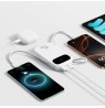 Power bank Baseus EnerFill FC31 QPow3 10000mAh 45W with display digital with 2 wbudowanymi kablami USB-C - white