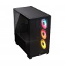 Corsair 2800X RS-R ARGB Panoramic Micro-ATX Case, Black