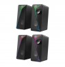PC Speakers 2.0 DEFENDER J5 2.0 6W LED USB black