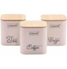MAESTRO MR-1775-3S-IVORY set of 3 metal containers