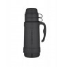 THERMOS glass thermos 1.8L with two cups - black