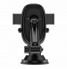 Baseus UltraControl Pro clamp car phone holder with suction cup/hook for air vent - black