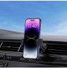 Baseus UltraControl Pro clamp car phone holder with suction cup/hook for air vent - black