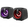 PC SPEAKERS DEFENDER J1 2.0 6W LED USB BLACK