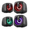 PC SPEAKERS DEFENDER J1 2.0 6W LED USB BLACK