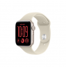 Apple Watch SE 3 GPS + Cellular 44mm Starlight Aluminium Case with Sand Sport Band - S/M | Apple