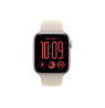 Apple Watch SE 3 GPS + Cellular 44mm Starlight Aluminium Case with Sand Sport Band - S/M | Apple