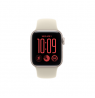 Apple Watch SE 3 GPS + Cellular 40mm Starlight Aluminium Case with Sand Sport Band - S/M | Apple
