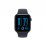 Apple Watch SE 3 GPS 44mm Midnight Aluminium Case with Navy Blue Sport Band - M/L | Apple