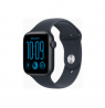 Apple Watch SE 3 GPS 44mm Midnight Aluminium Case with Navy Blue Sport Band - S/M | Apple